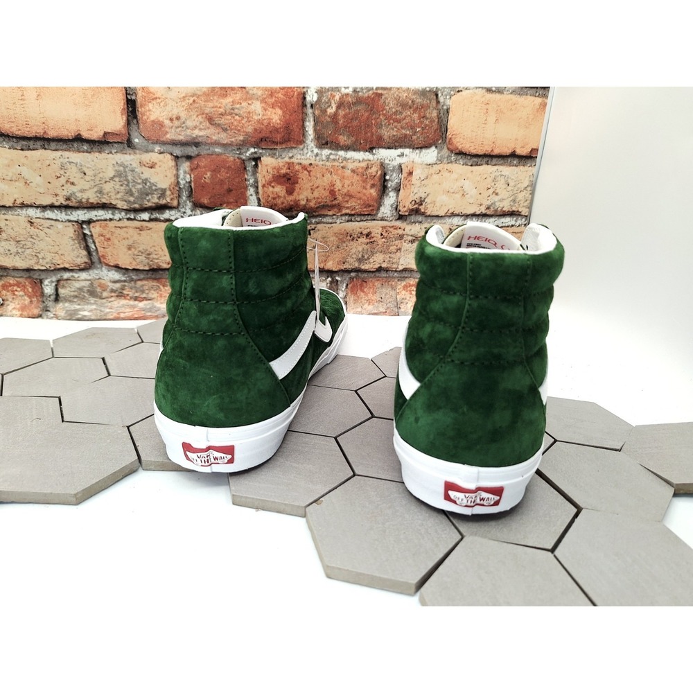 Vans Sk8-Hi‎ Pig Suede Douglas Fir Green Size US 9.5 Men's New VN0007NSBXU Rare - Picture 8 of 13
